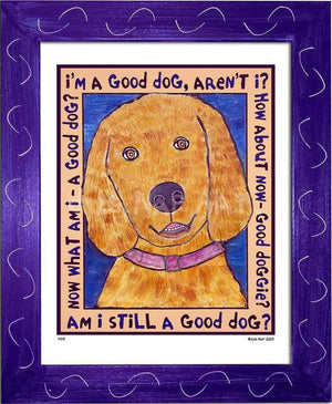 P519 - Good Dog (Golden) - dug Nap Art
