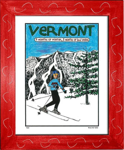 P603 - Vermont, 9 Months of Winter - dug Nap Art