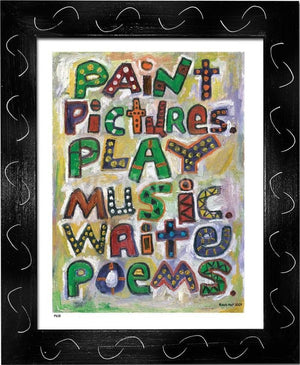 P618 - Pictures, Music, Poems - dug Nap Art