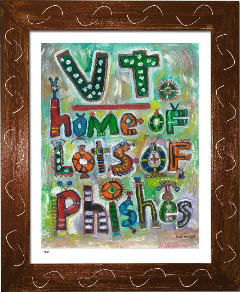 P628 - VT Home Of Phishes - dug Nap Art
