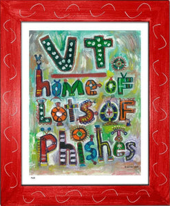 P628 - VT Home Of Phishes - dug Nap Art