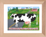 P644 - Vermont Cow In The Road