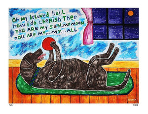 P646 - My Beloved Ball (Chocolate) - dug Nap Art