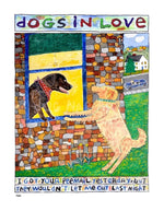 P666 - Dogs in Love 2 - dug Nap Art