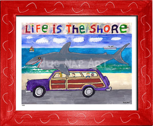P698 - Life Is The Shore - dug Nap Art