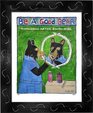 P725 - Be A Good Bear - dug Nap Art