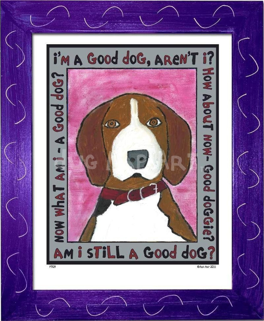 Good Dog Beagle Art Print by dug Nap – dug Nap Art good-dog-beagle-art-print-by-dug-nap-dug-nap-art