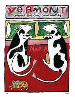 P733 - VT Cows Come Home - dug Nap Art