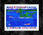 P759 - Swam With Champ - dug Nap Art