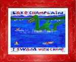 P759 - Swam With Champ - dug Nap Art