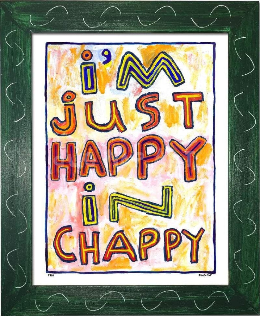 P764 - Happy In Chappy - dug Nap Art