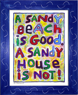 P768 - Sandy House Is Not - dug Nap Art