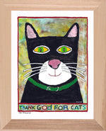 P778 - Thank God For Cats (Black)