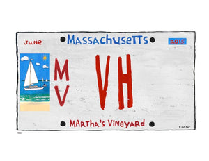P858 - Martha's Vineyard Plate (VH)