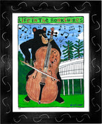 P884 - Cello Bear - dug Nap Art