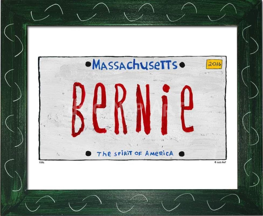 P896 - MA Plate Bernie - dug Nap Art