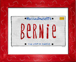 P896 - MA Plate Bernie - dug Nap Art