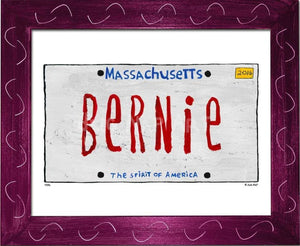 P896 - MA Plate Bernie - dug Nap Art