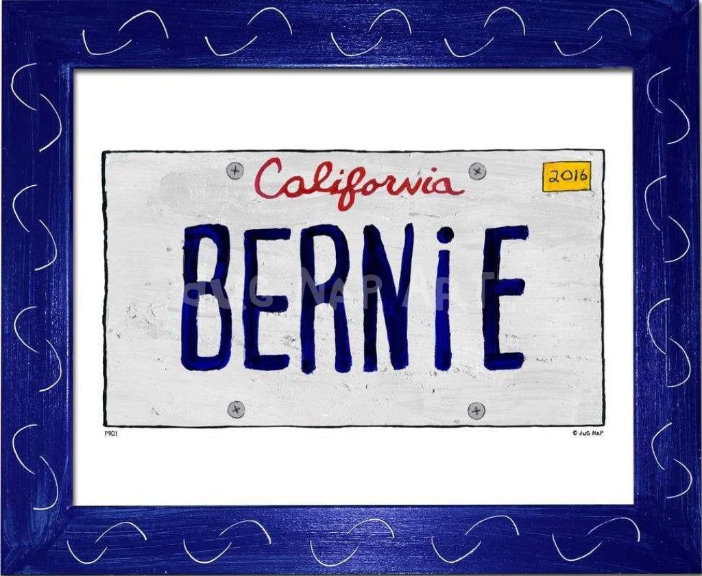 P901 - CA Bernie Plate - dug Nap Art