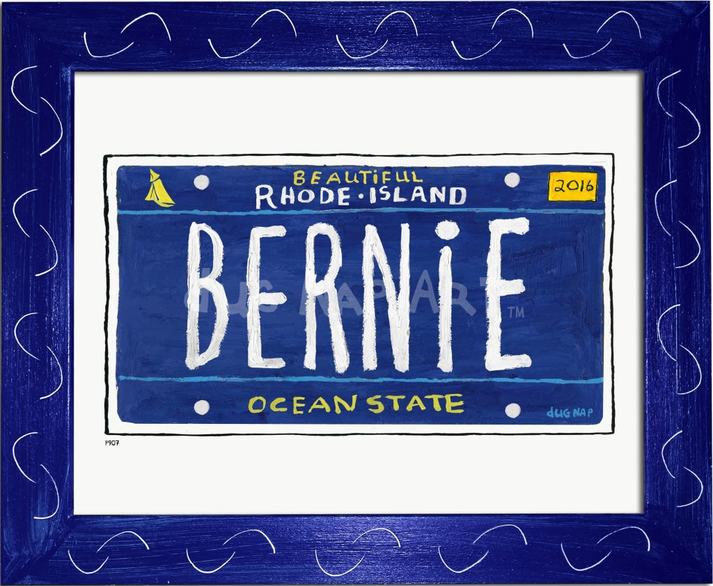 P907 - RI Bernie Plate - dug Nap Art