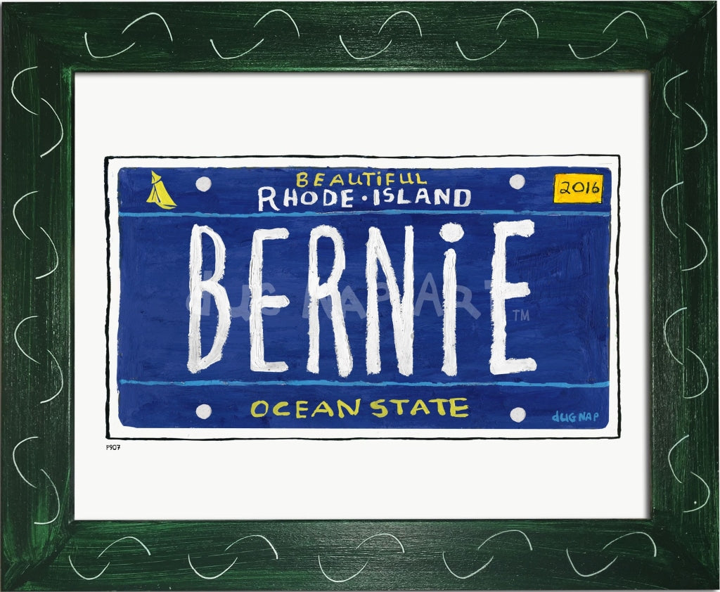 P907 - RI Bernie Plate - dug Nap Art