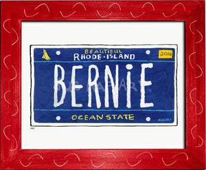 P907 - RI Bernie Plate - dug Nap Art