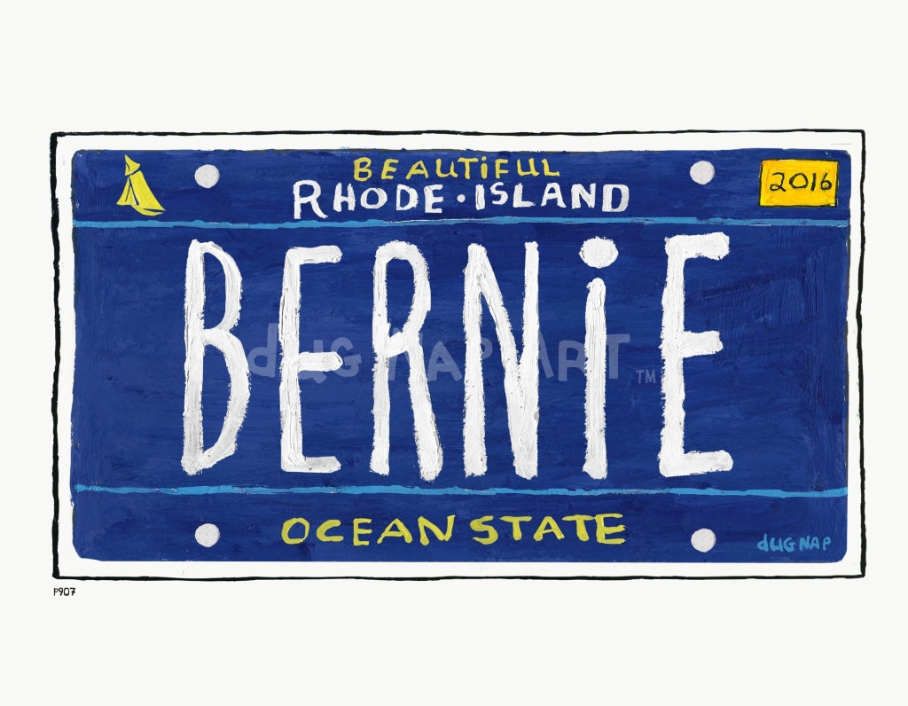 P907 - RI Bernie Plate - dug Nap Art