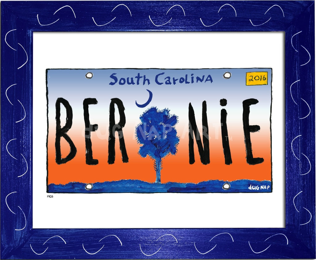 P908 - SC Bernie Plate - dug Nap Art