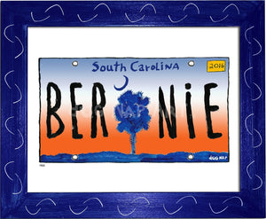 P908 - SC Bernie Plate - dug Nap Art