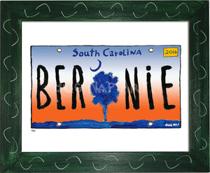 P908 - SC Bernie Plate - dug Nap Art