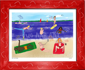 P998 - Life At The Beach - dug Nap Art
